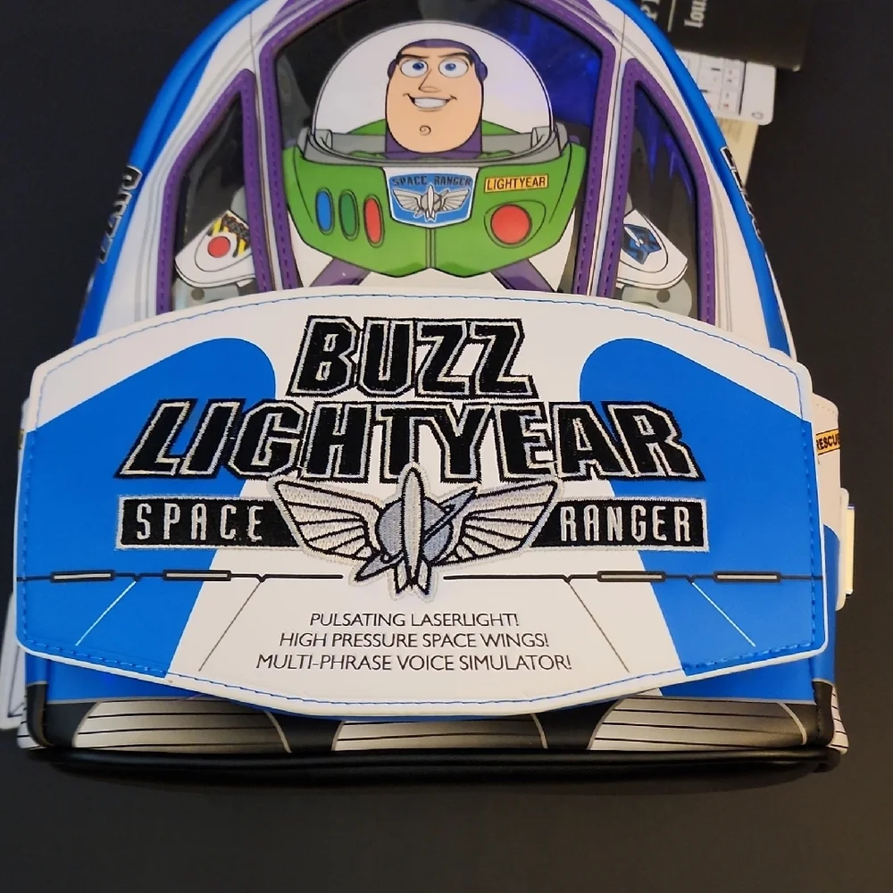 Loungefly Pixar Toy Story 30th Anniversary. Buzz Lightyear Glow In The Dark. NWT